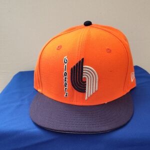Orange and Black Blazers Cap